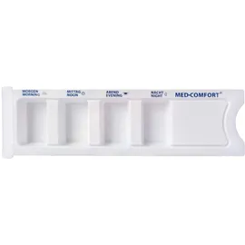 Medikamentenbox Mit Aufdruck 4 Kammern