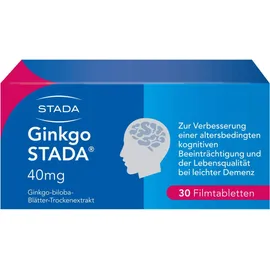 Ginkgo Stada 40 mg 30 Filmtabletten