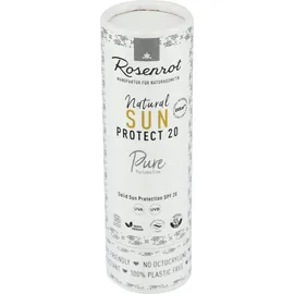 Rosenrot Naturkosmetik - Sun Stick LSF 20 Pure duftfrei - Sonnenschutz - UV Schutz