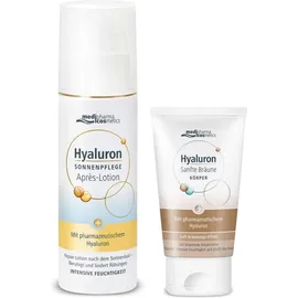 Hyaluron Sonnenpflege 150 ml Aprés Lotion + gratis Hyaluron Sanfte Bräune Körperpflege 30 ml