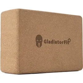 GladiatorFit Öko-designter, rutschfester Kork-Yogablock / -block