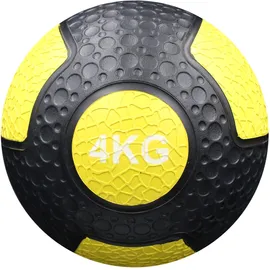GladiatorFit Gewichtsball Medicine Ball aus strapazierfähigem Gummi | 4 KG