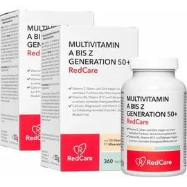 Multivitamin A bis Z Generation 50+ RedCare Doppelpack