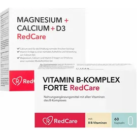 Vitamin B-Komplex Forte RedCare + Magnesium + Calcium + D3 RedCare