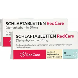 Schlaftabletten RedCare Diphenhydramin Doppelpack