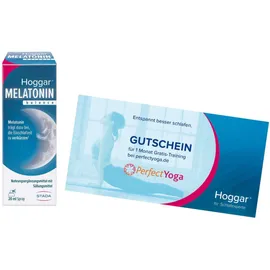 Hoggar Melatonin Balance Spray 20 ml + gratis Pefect Yoga Gutschein