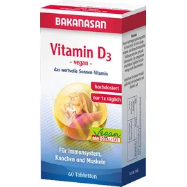 BAKANASAN Vitamin D3 Tabletten
