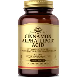 Solgar, Cinnamon Alpha Lipoic Acid, 60 Tabletten