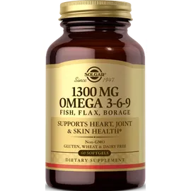 Solgar, 1300 mg Omega 3-6-9, 60 Weichkapseln