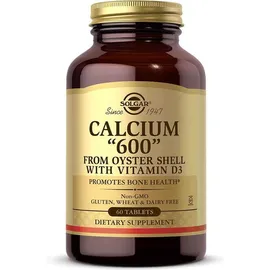 Solgar, Calcium 600 With Vitamin D3, 120 Tabletten