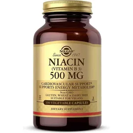 Solgar, Niacin (Vitamin B3), 500mg, 100 Veg,Kapseln
