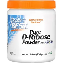 Doctor`s Best, D-Ribose Pulver, 250g